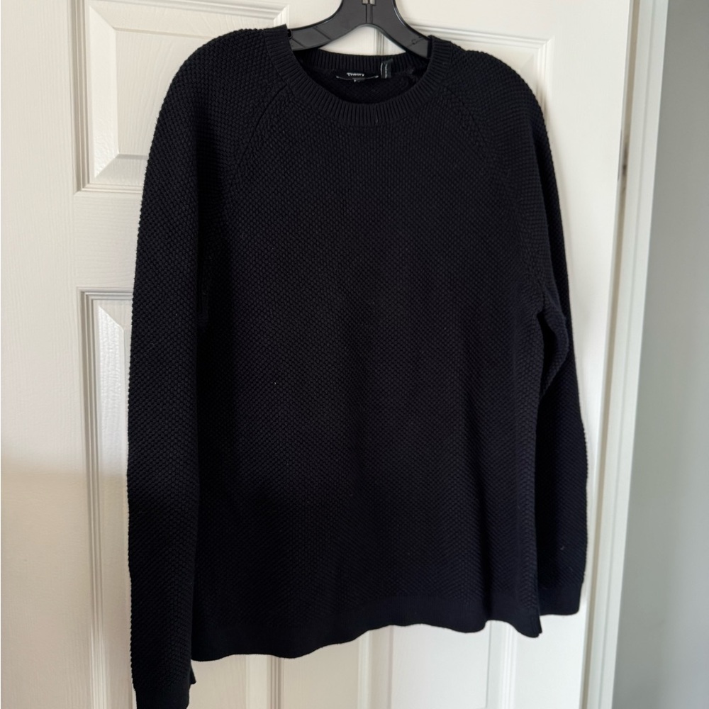 Theory Black Crewneck Sweater